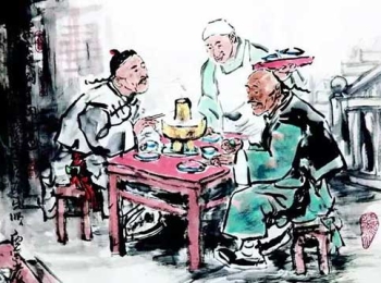 老北京地道的铜锅涮羊肉