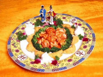 清真菜肴：雪梅伴黄葵