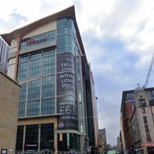 格拉斯格市中心世界最高的电影院 Cineworld 9月底落幕关闭